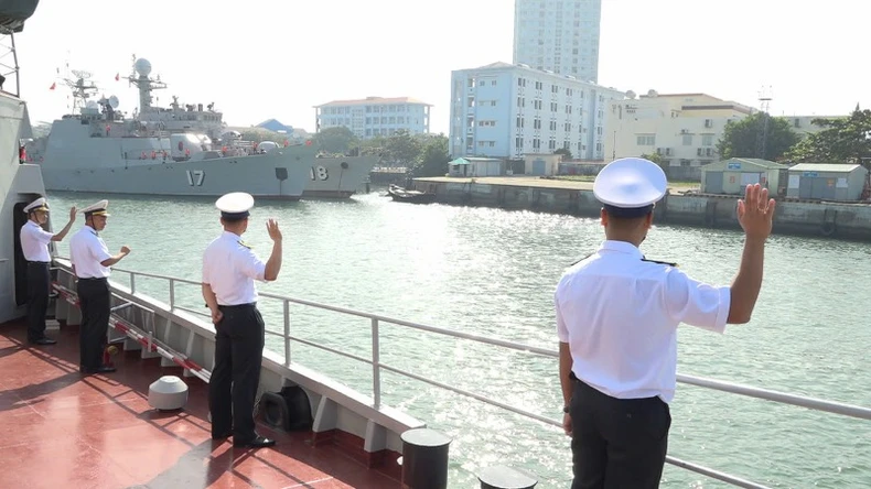 Die vietnamesische Marine nimmt an der 5. multilateralen Marineübung Komodo teil. Foto 1