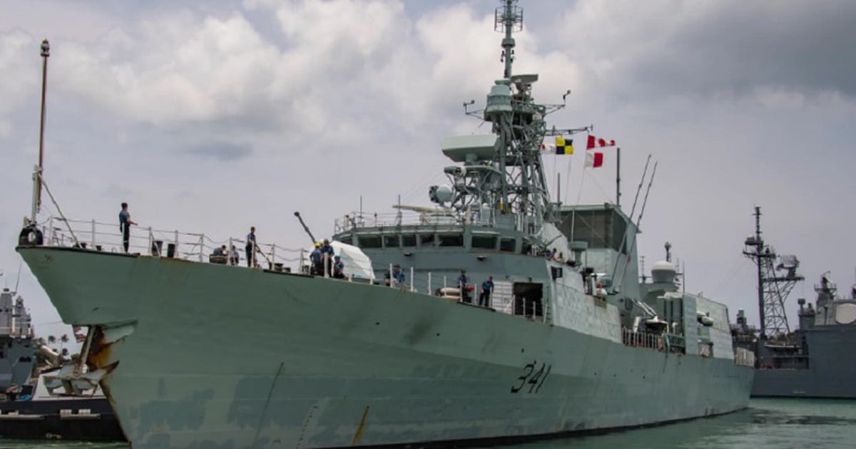 China dispatched dozens of aircraft as Canadian warship passed through Taiwan Strait?