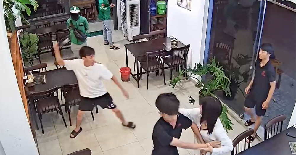 Young man vandalizes restaurant in HCMC