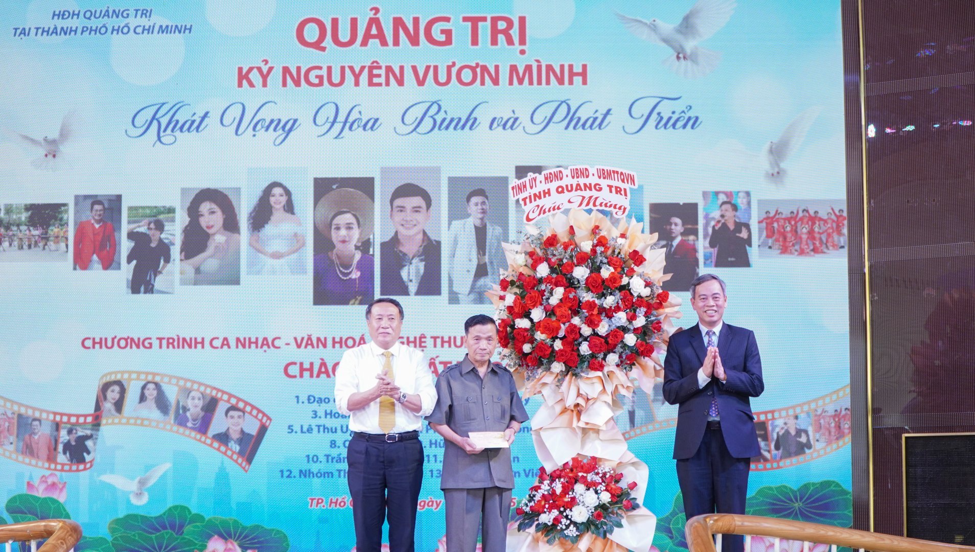 Quang Tri-Verein in der Stadt. Ho Chi Minh traf im frühen Frühling in Ty