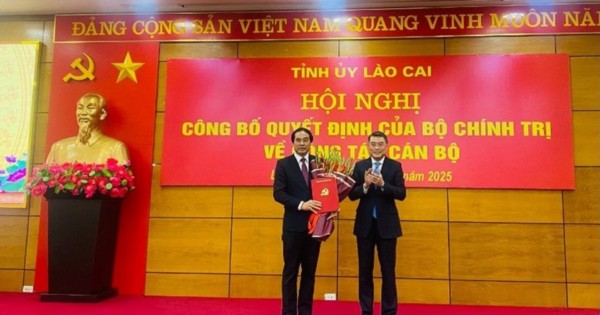 El Politburó aprobó al Sr. Trinh Xuan Truong como Secretario del Comité Provincial del Partido de Lao Cai para el período 2020-2025.