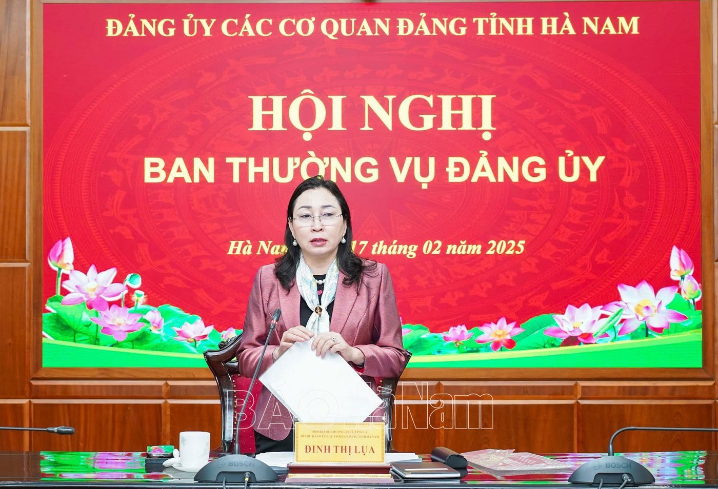 Hội nghị Ban Thường vụ Đảng ủy, Ban Chấp hành Đảng bộ các cơ quan Đảng tỉnh