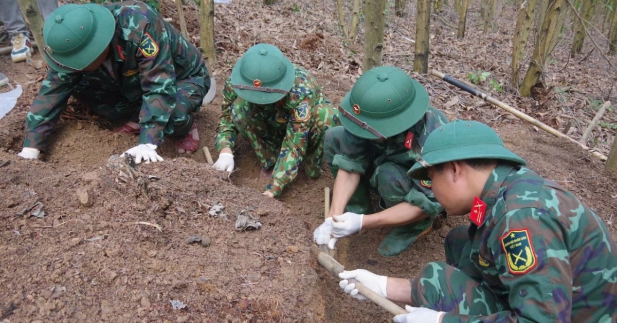 クアンチの住民の庭で殉教者3人の遺体を発見