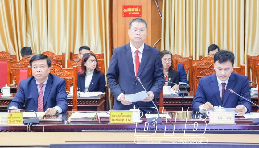 The Deputy Secretary of the Provincial Party Committee and Chairman of the Provincial People's Committee received and worked with the delegation of the Association of Vietnamese Entrepreneurs Abroad and Japanese enterprises.