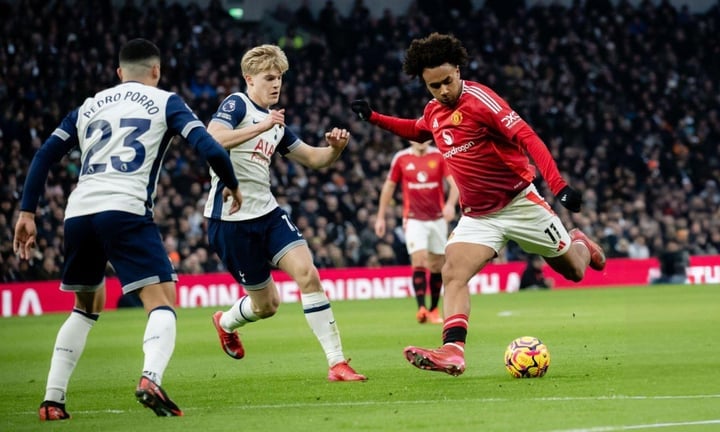 Man Utd verlor gegen Tottenham.