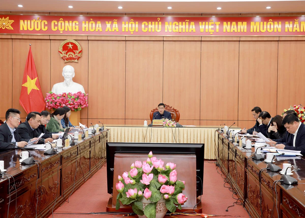 Provincial People's Committee held a meeting to deploy tasks according to the Conclusion of General Secretary To Lam