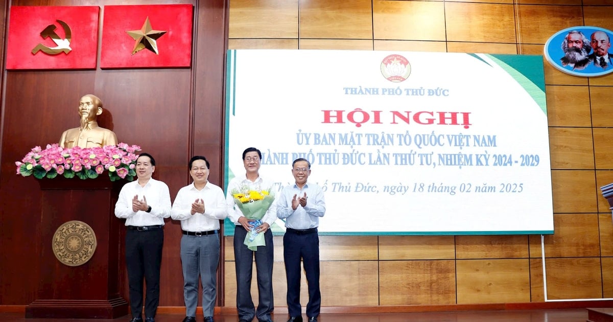 Ông Bùi Văn Phúc được hiệp thương giữ chức Chủ tịch Ủy ban Mặt trận Tổ quốc Việt Nam TP Thủ Đức