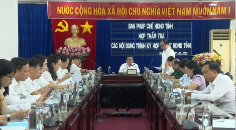 Reviewing the content of the 17th session of the Provincial People's Council