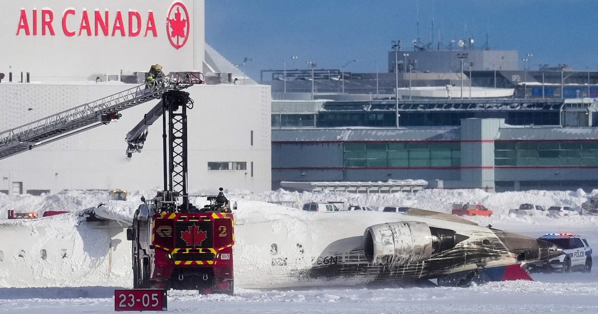 Flugzeug mit 80 Passagieren an Bord überschlug sich bei der Landung in Kanada