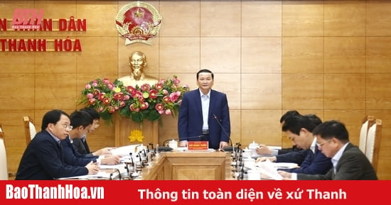 Efforts and solidarity to effectively carry out the tasks of the Party Committee of Thanh Hoa Provincial People's Committee