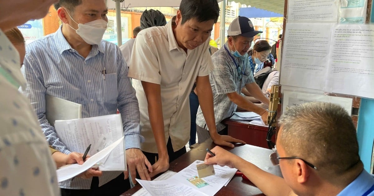 Ho-Chi-Minh-Stadt nimmt direkt nur Anträge auf Erneuerung von Führerscheinen mit einer Gültigkeit von weniger als 15 Tagen an.