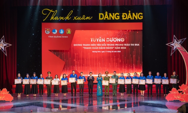 Tuyên dương gương thanh niên tiêu biểu trong thực hiện phong trào “Thanh xuân dâng đảng”  