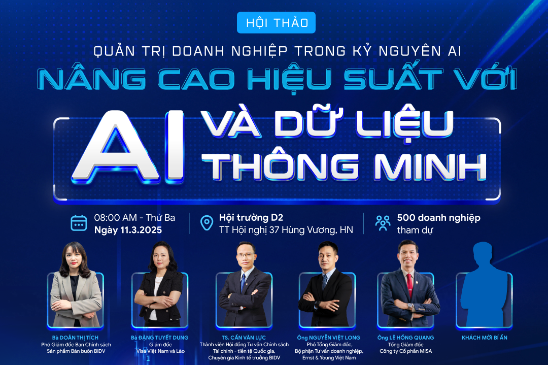 [FOR CEO, MANAGER] NÂNG CAO HIỆU SUẤT VỚI AI VÀ DỮ LIỆU THÔNG MINH