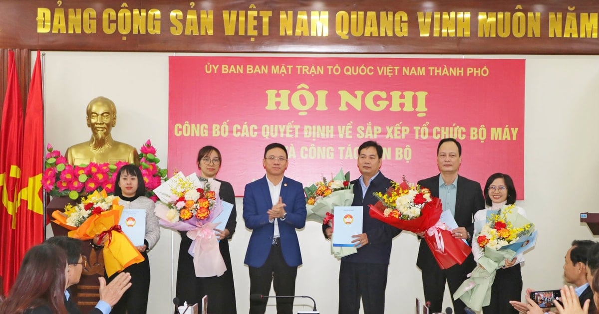 Vietnam Fatherland Front of Hai Phong City reorganizes and streamlines its apparatus