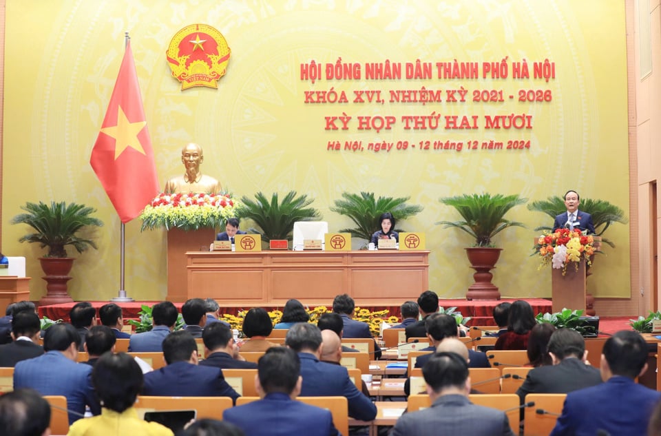 Blick auf die 20. Sitzung des Volksrats von Hanoi