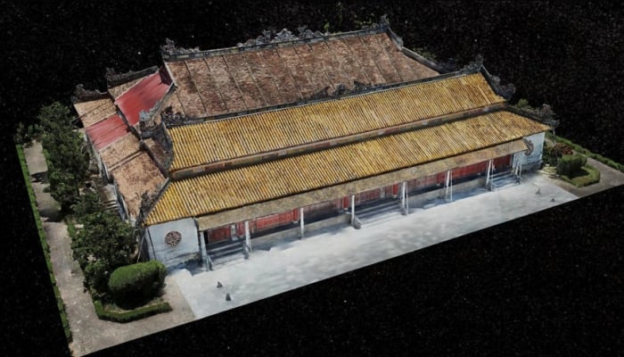 Hue digitizes the entire Thai Hoa Palace relic