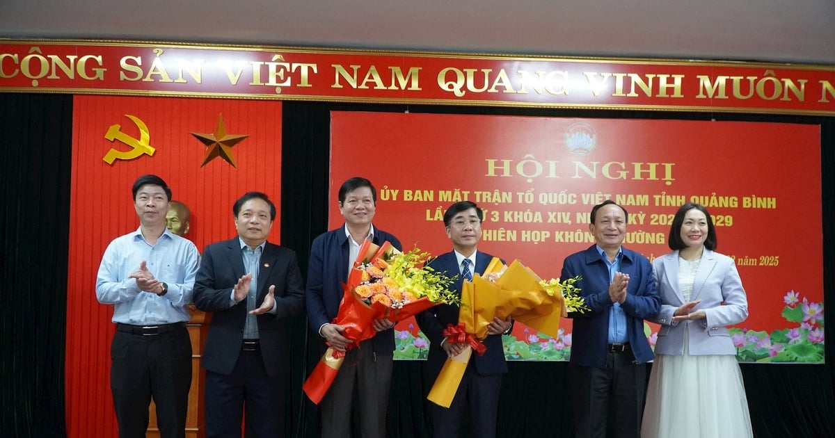 Der Direktor des Finanzministeriums von Quang Binh wurde zum Vorsitzenden der Provinzfront ernannt.