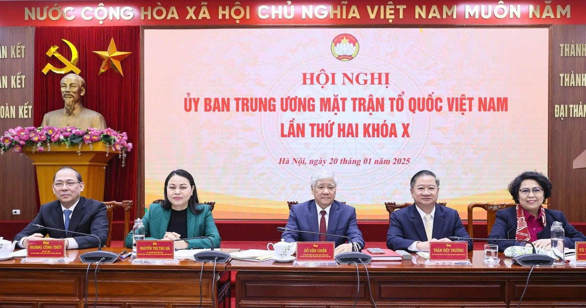 10 nhiệm vụ trọng tâm và 15 chỉ tiêu cụ thể trong năm 2025 của hệ thống Mặt trận Tổ quốc Việt Nam