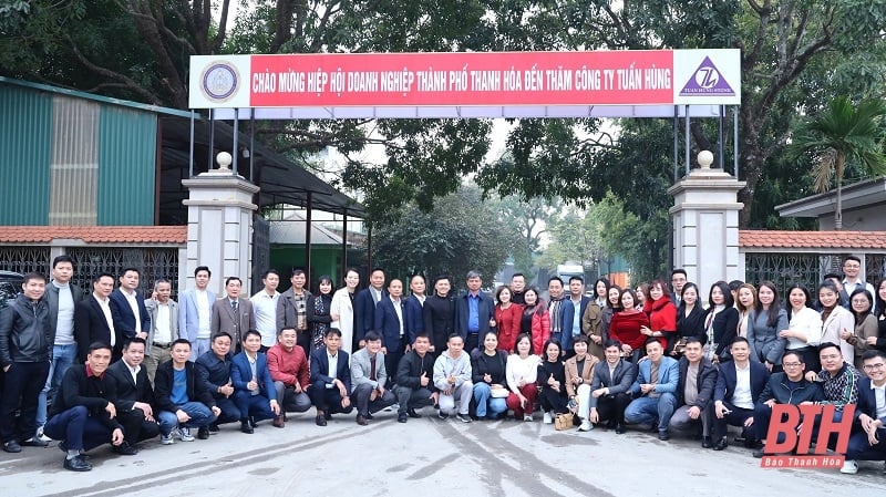 Thanh Hoa City Business Association connects members in February