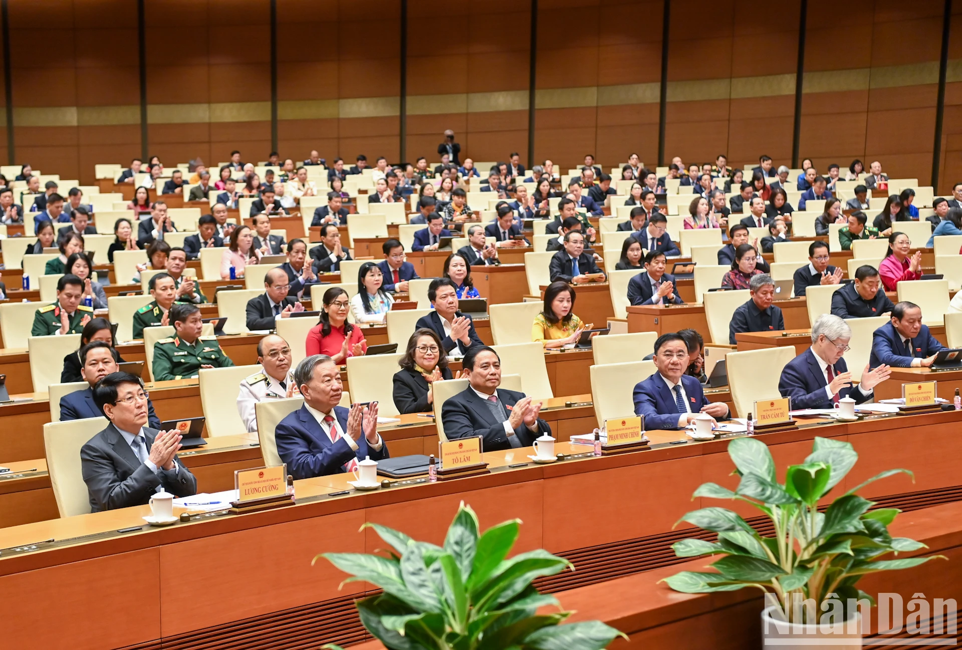 [Photo] Closing of the 9th Extraordinary Session, 15th National Assembly, photo 1