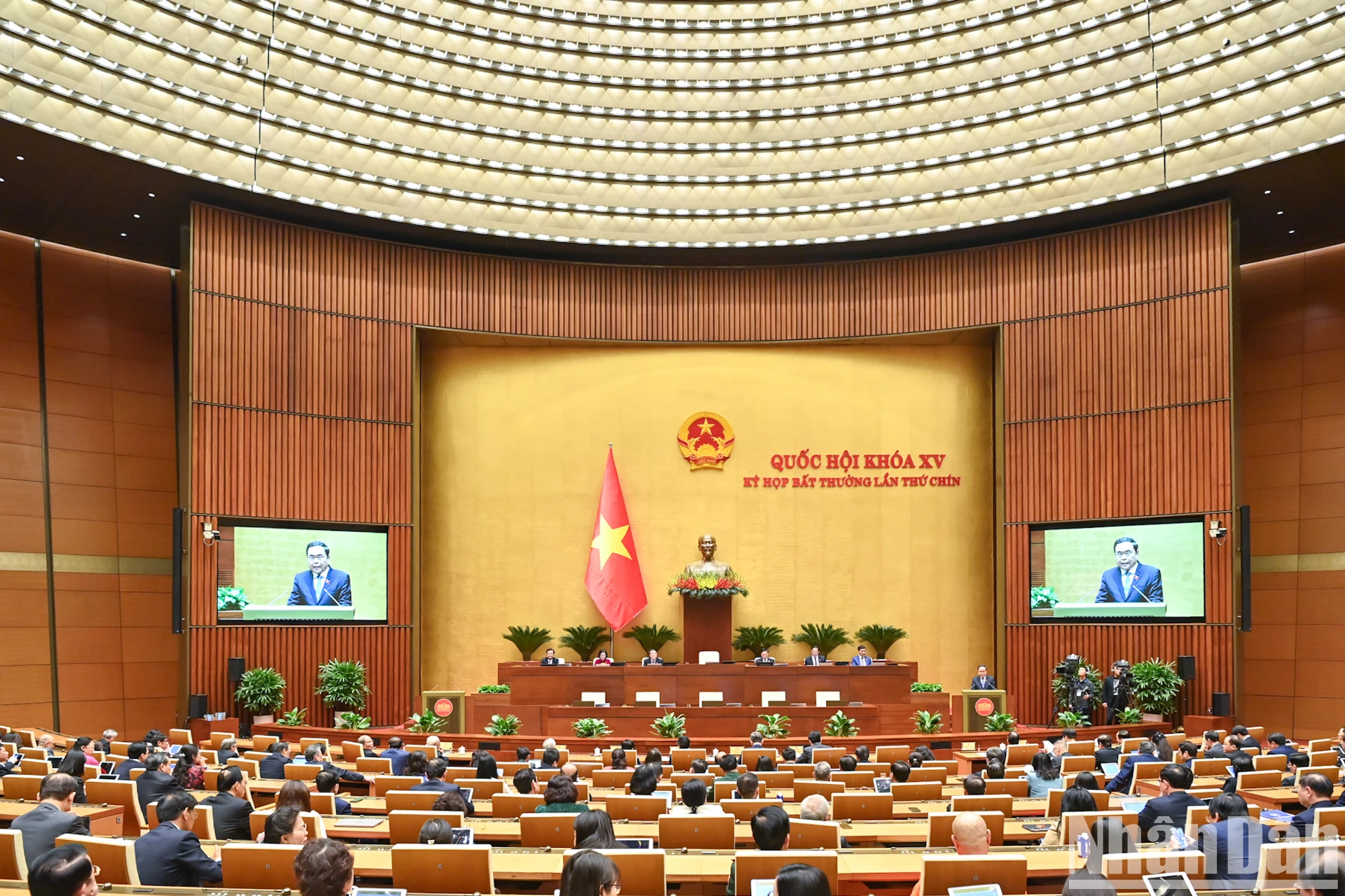 [Photo] Closing of the 9th Extraordinary Session, 15th National Assembly, photo 10