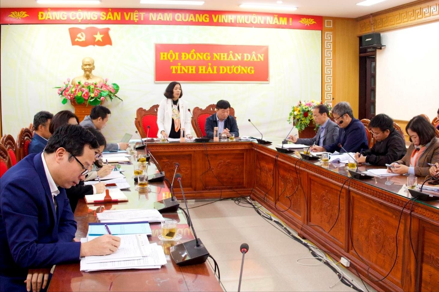 Reviewing many important contents before the 29th session of the Provincial People's Council