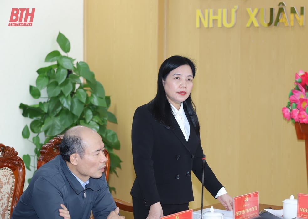 Nhu Xuan proactively builds a system of targets for the 2025-2030 term to ensure they are realistic, have high aspirations and feasibility.