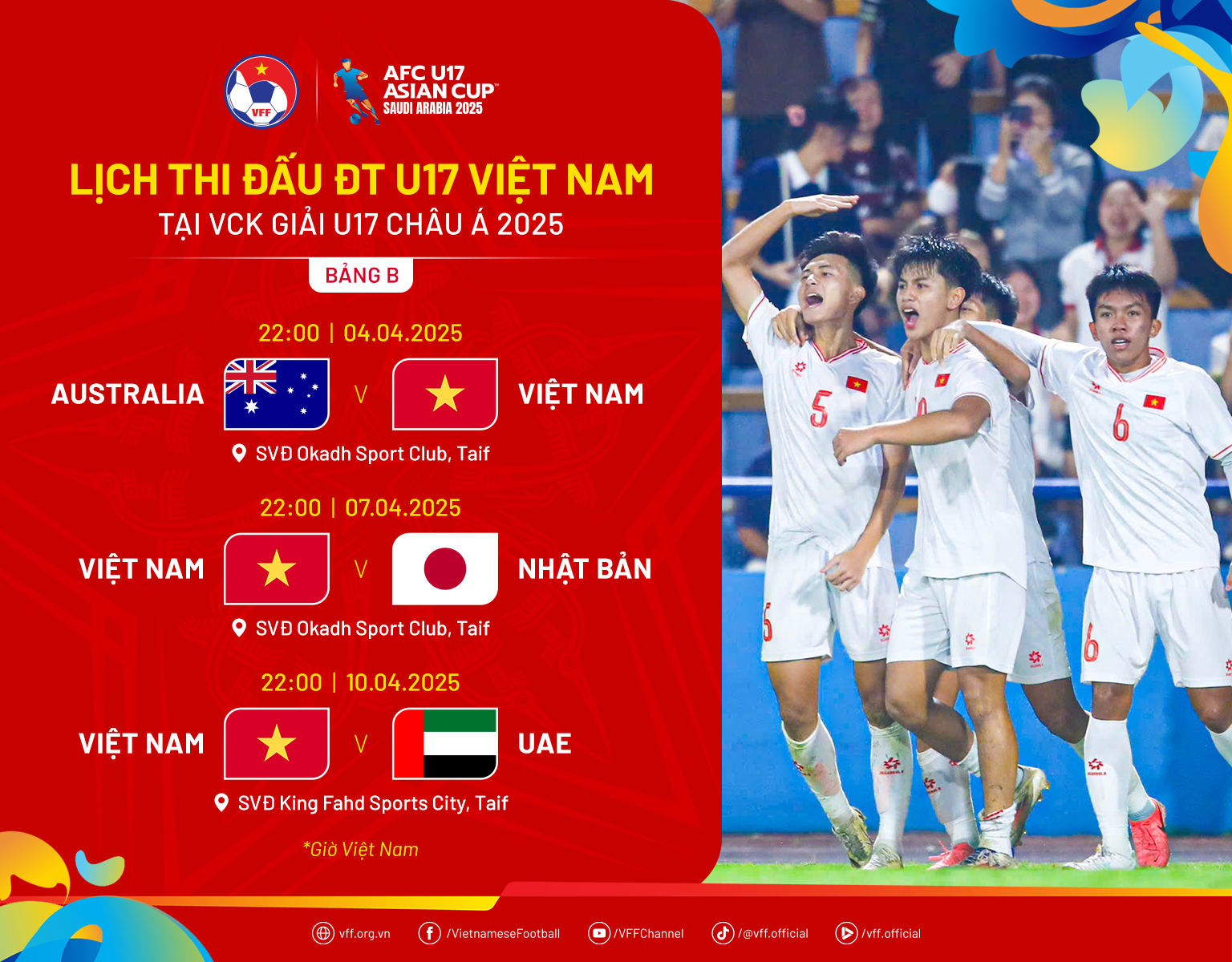 U.17 Việt Nam chiến đối thủ cực hay thử lửa giải châu Á: Lịch thi đấu hấp dẫn- Ảnh 3.