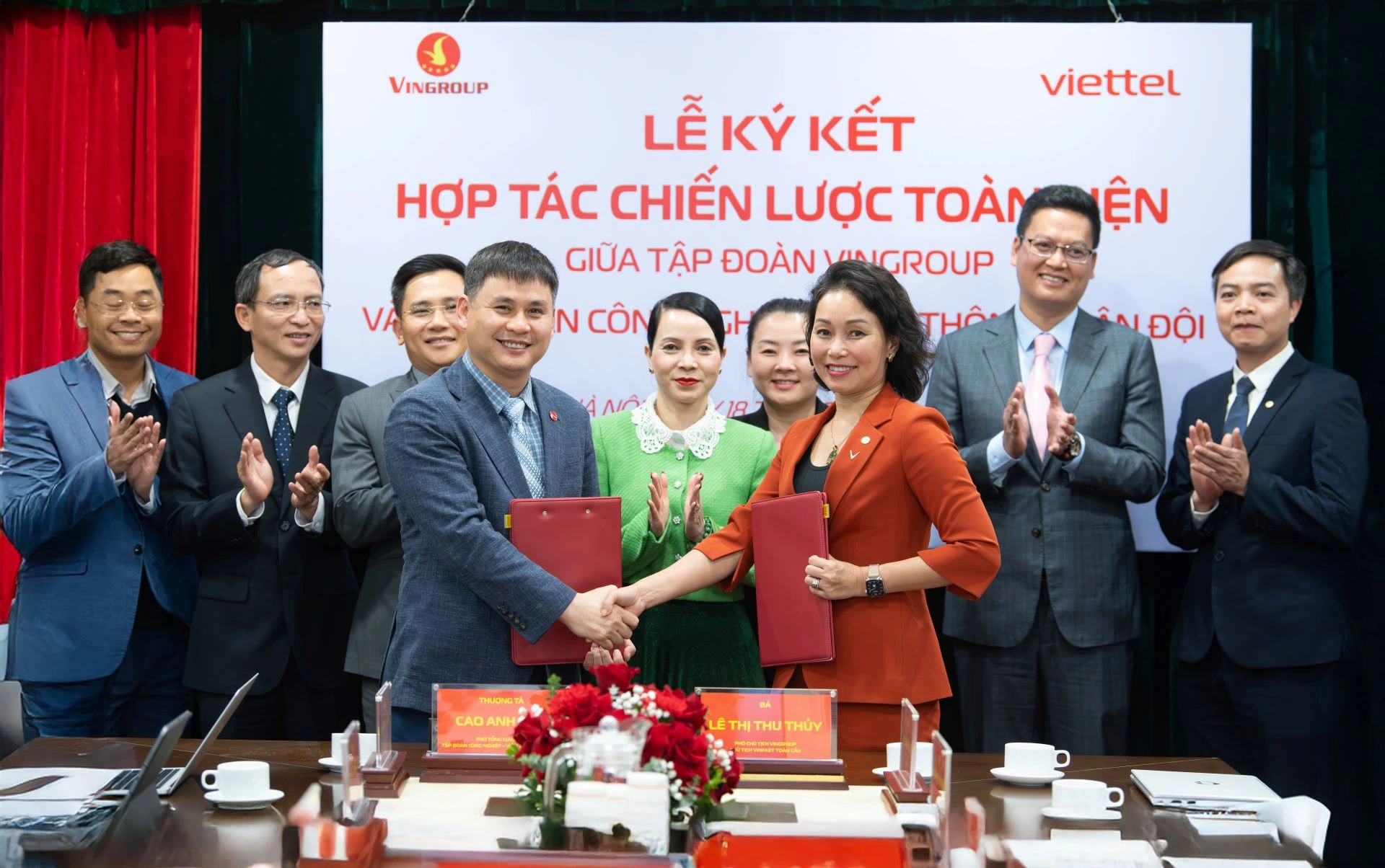 Vingroup and Viettel cooperate to promote green transformation and digital transformation