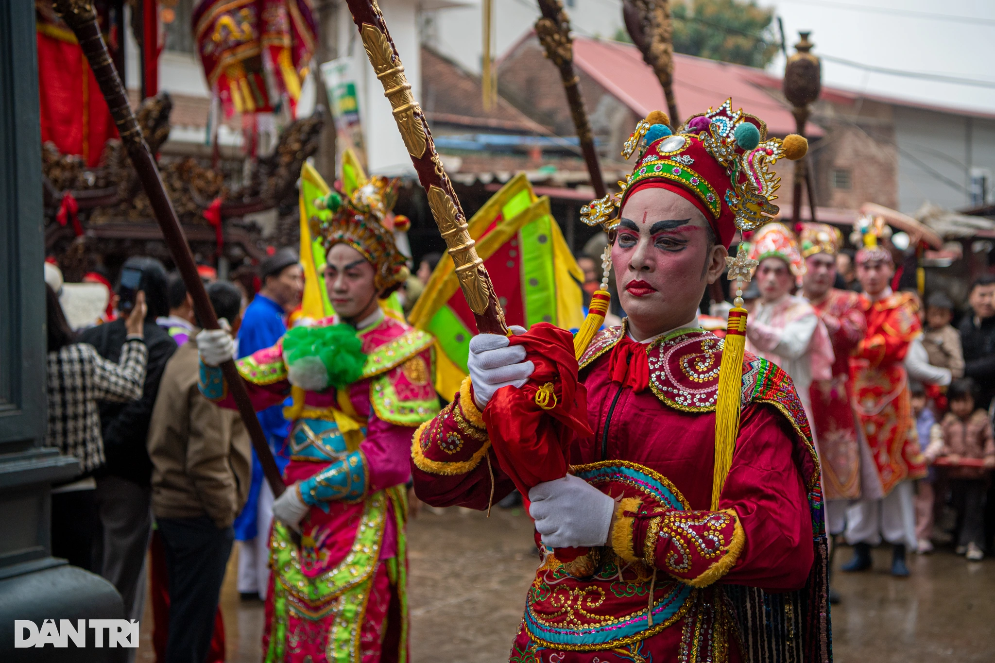 Bold traditional opera in the largest and most beautiful procession in Bac Giang