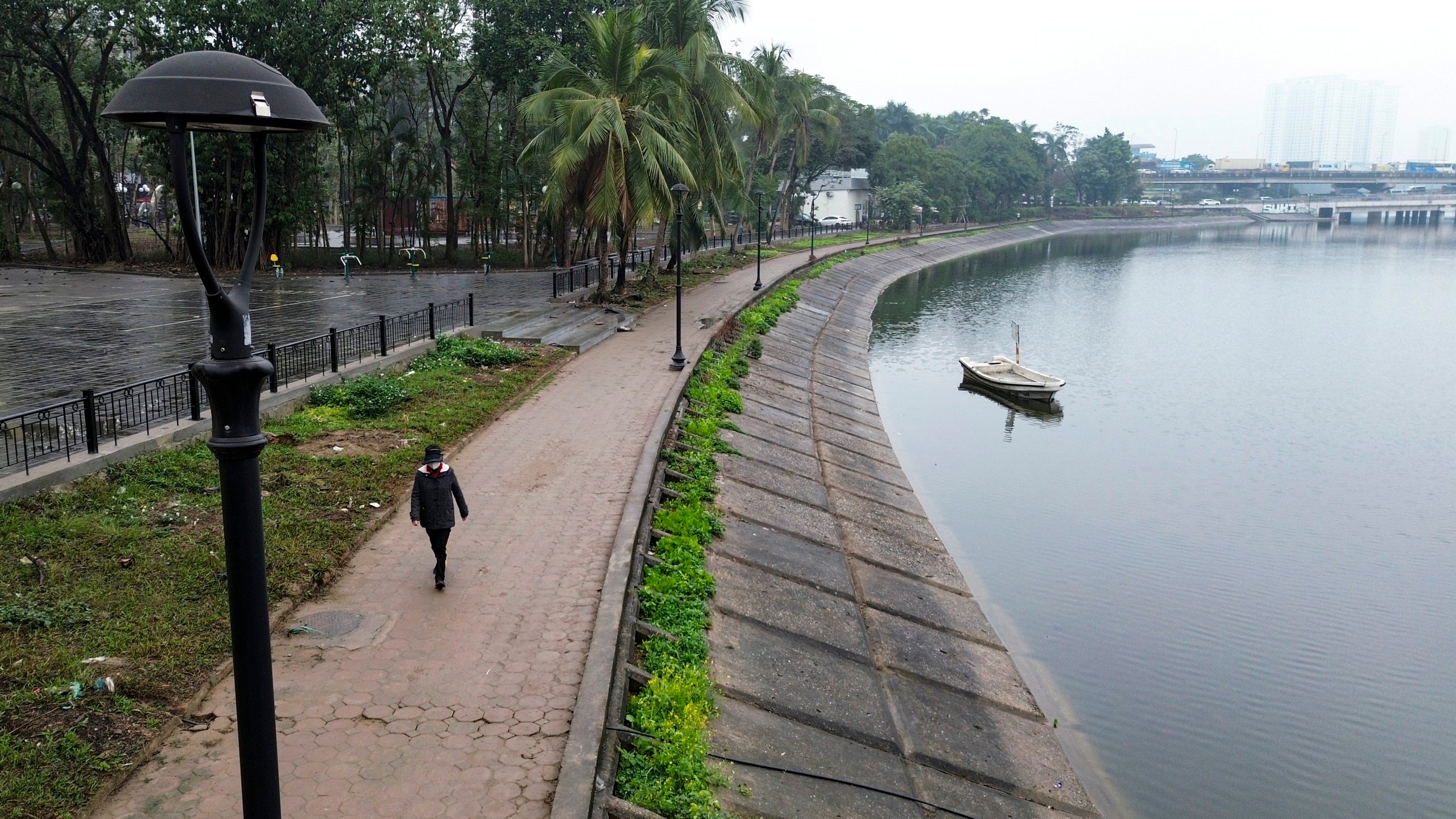 Công viên tại khu đô thị đông dân nhất Hà Nội 