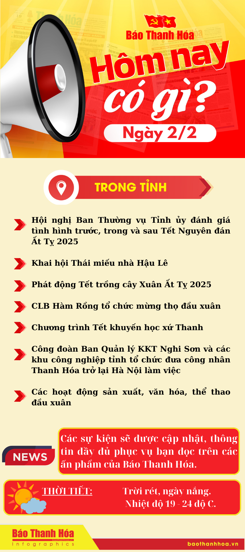 តើថ្ងៃនេះមានរឿងអ្វី? - ព្រឹត្តិការណ៍ពិសេសនៅថ្ងៃទី 2 ខែកុម្ភៈ ឆ្នាំ 2025