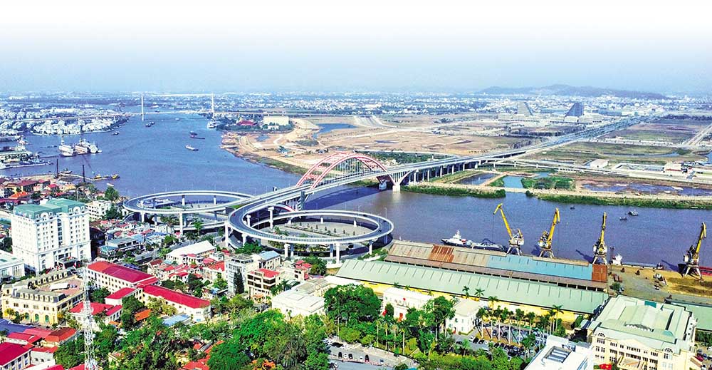 Jeden Tag entsteht ein neues Zentrum von Hai Phong (Foto: Hong Phong)
