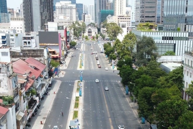 Ho-Chi-Minh-Stadt schränkt den Verkehr auf zwei zentralen Routen für 15 Tage ein