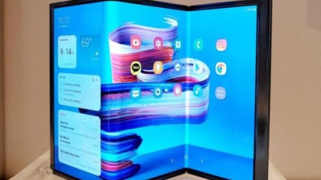 Некоторая информация о 3-складном смартфоне Samsung