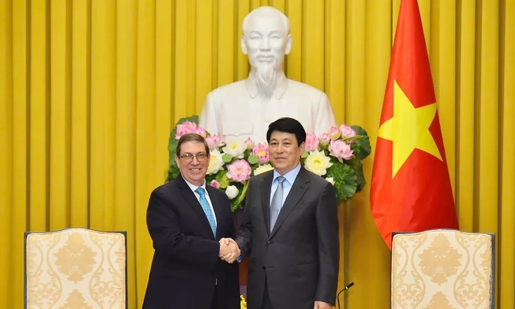 Président Luong Cuong : Propager et éduquer la jeune génération sur la tradition de 65 ans de relations exemplaires entre le Vietnam et Cuba