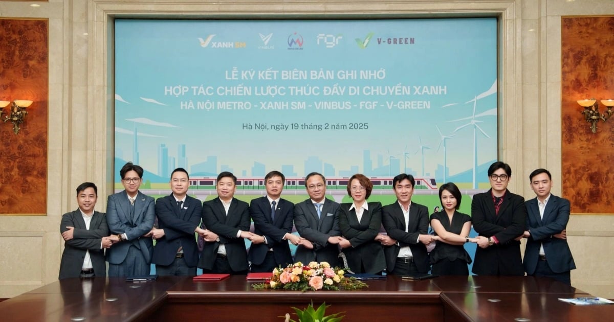 Le métro de Hanoi avec Green SM, VinBus, FGF, V-GREEN développent le transport vert