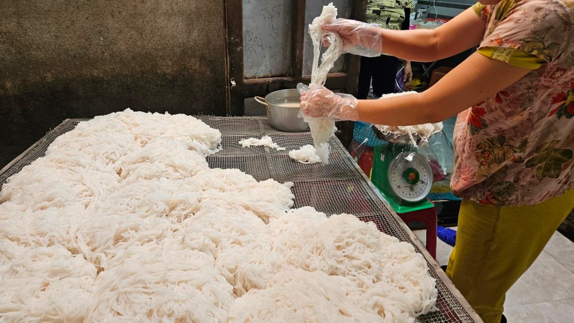 Special day of Hue traditional noodle village photo 10