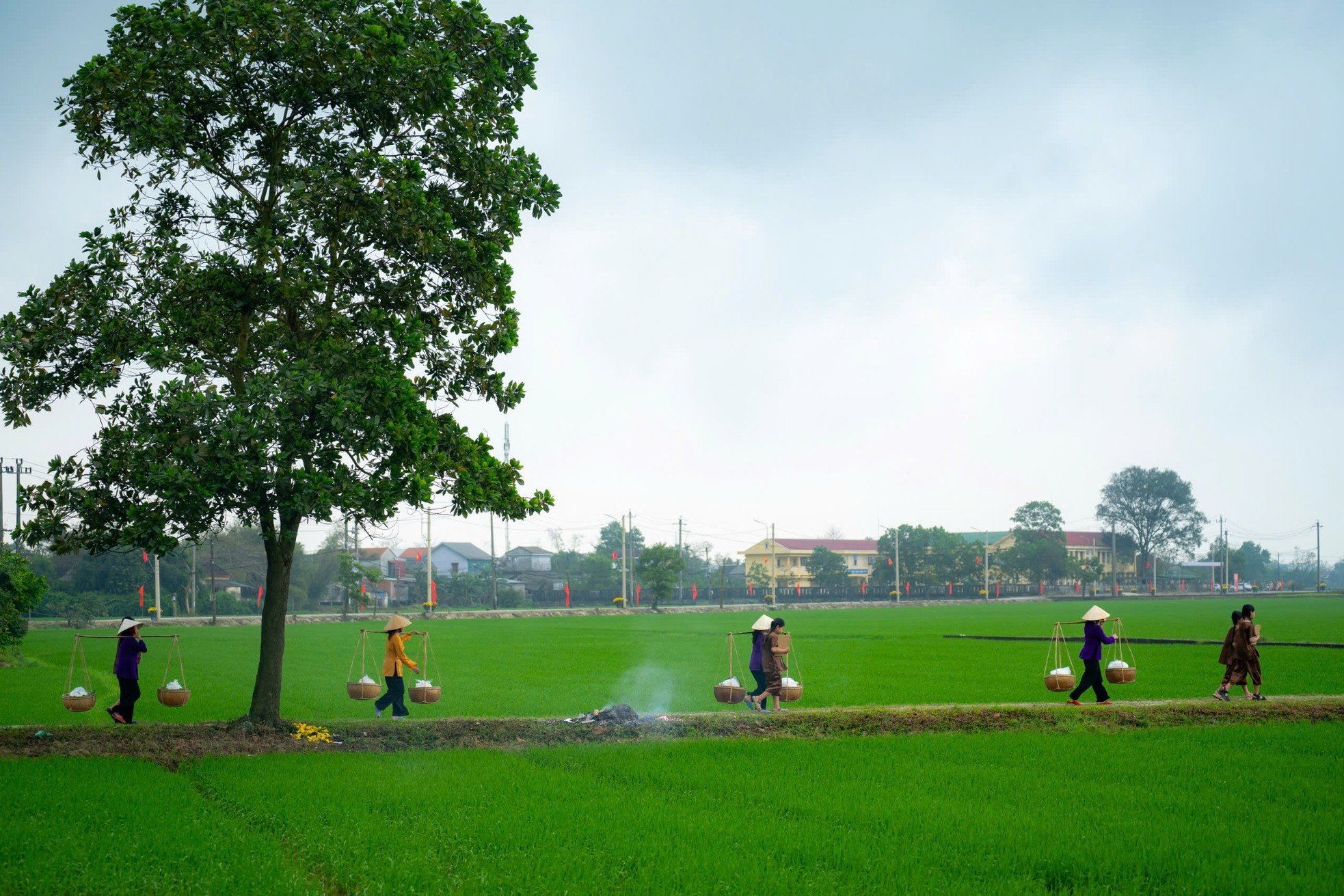 Special day of Hue traditional noodle village photo 4