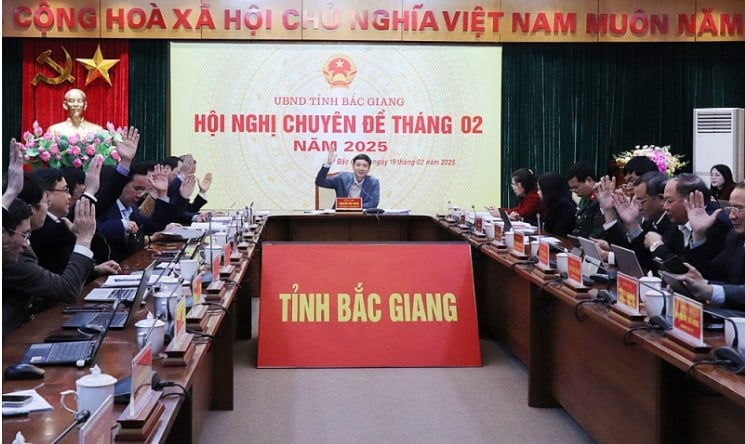 After the arrangement, Bac Giang province has 12 specialized agencies under the Provincial People's Committee.