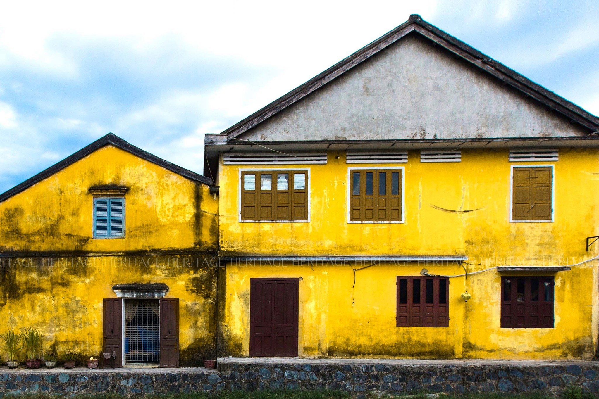 Ancient roofs in Hoi An