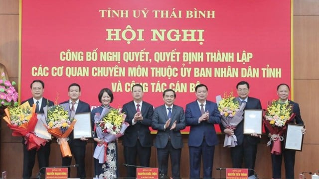 Thai Binh tiene nuevo director y subdirector de cinco nuevos departamentos