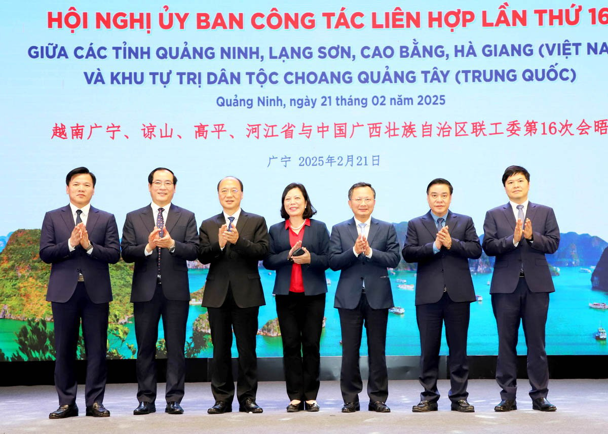 16ª Conferencia del Comité de Trabajo Conjunto de las provincias de Quang Ninh, Ha Giang, Lang Son y Cao Bang (Vietnam) y la Región Autónoma Zhuang de Guangxi (China)