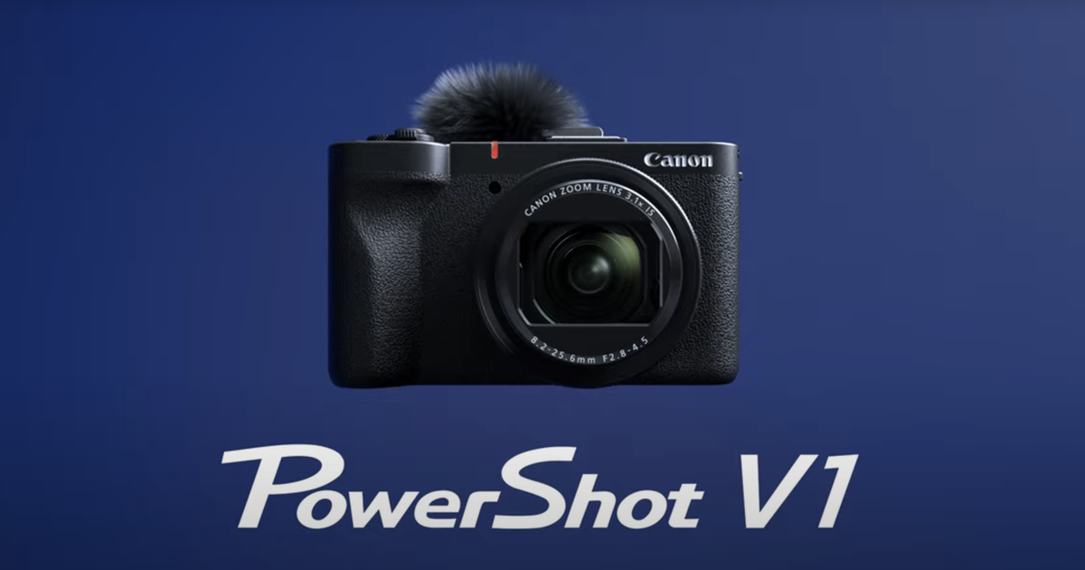 캐논, 아시아 시장을 겨냥해 PowerShot V1 컴팩트 카메라 출시