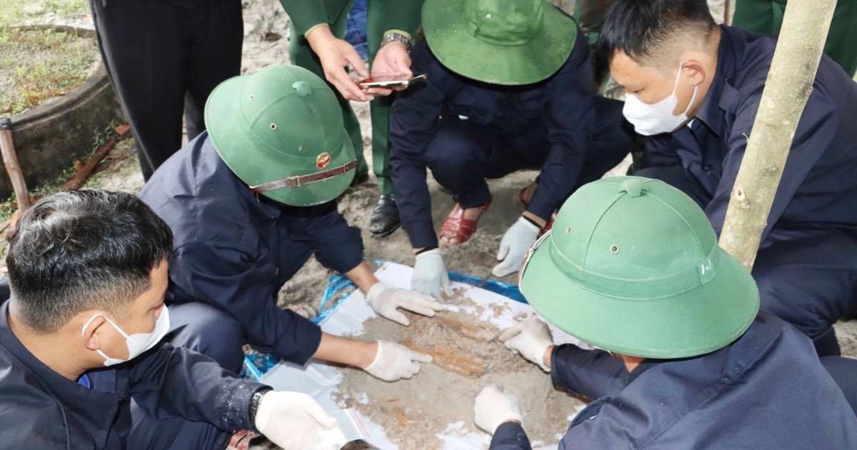 Discovering the grave of a martyr with full identity helps identify comrades in the same unit