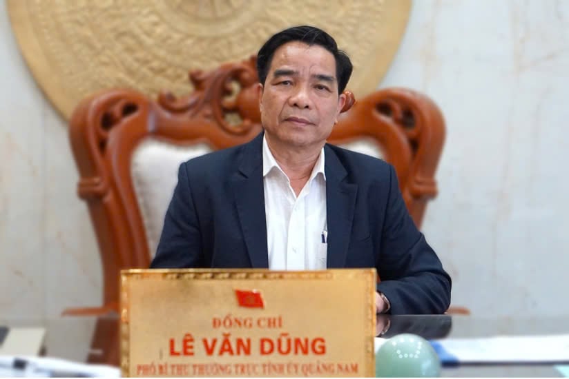 Mr. Le Van Dung - Chairman of Quang Nam Provincial People's Committee.