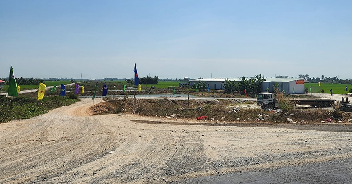 Autobahnbaustelle im Mekongdelta: Immer noch „hungrig“ nach Sand und Steinen