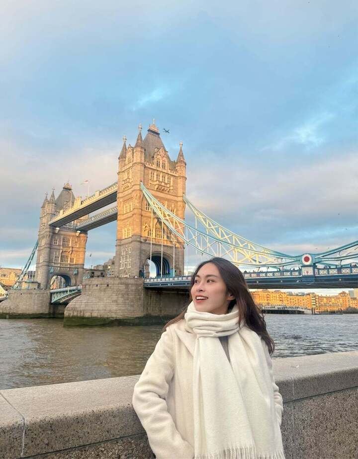 Hoang Ngan a pris une photo au Tower Bridge à Londres, au Royaume-Uni.