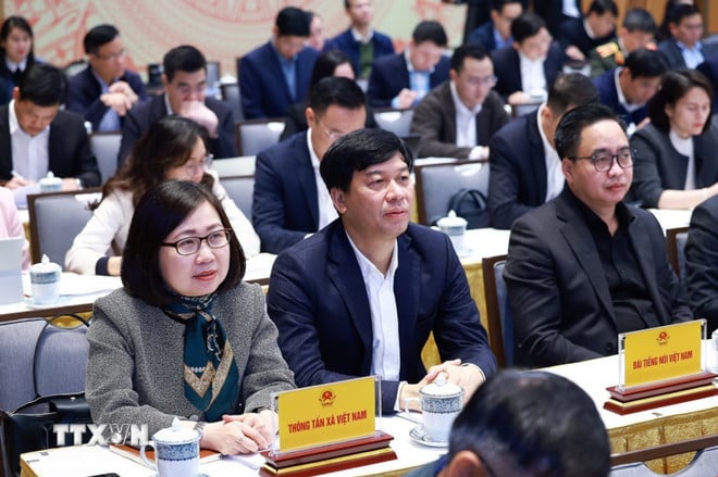 Delegados asisten a la Conferencia de Gobierno con localidades sobre crecimiento económico. (Foto: Duong Giang/VNA)  