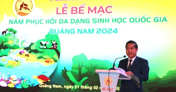 Ceremonia de clausura del evento medioambiental nacional en Quang Nam